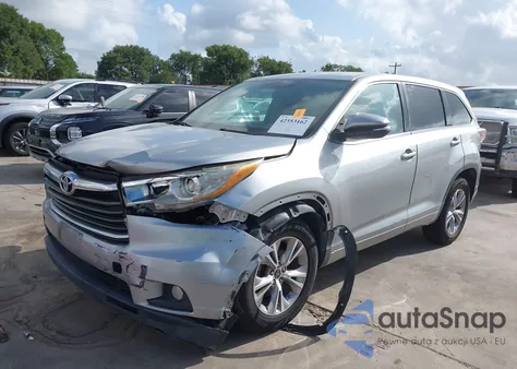 2016 Toyota Highlander Le/Le Plus из США, поврежденный, VIN 5TDZKRFH1GS169695
